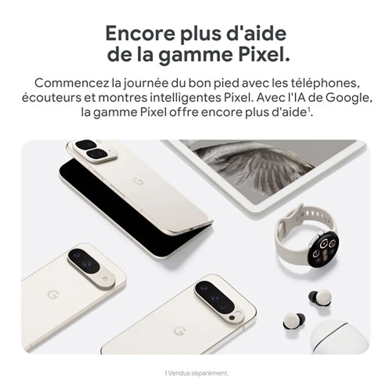 Pixel 9 de 128 Go de Google avec TELUS - Thé des bois - Financement mensuel