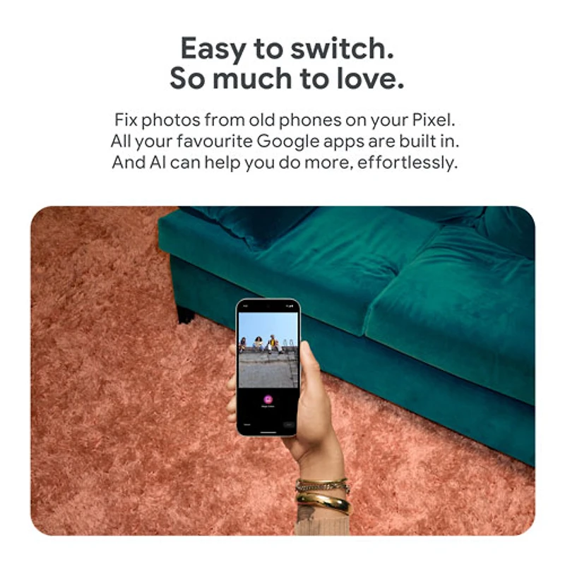Pixel 9 de 128 Go de Google avec TELUS - Thé des bois - Financement mensuel