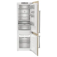 KitchenAid 22" 8.8 Cu. Ft. Built-In Bottom Freezer Refrigerator (KBBX102MPA) - Custom Panel