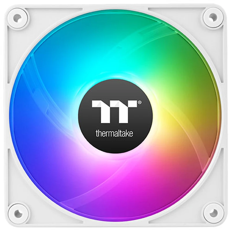 Ventilateur de tour de 120 mm CT120 EX ARGB Sync de Thermaltake - Paquet de 3 - Blanc