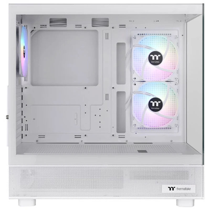 Thermaltake View 270 Plus TG ARGB Mid-Tower ATX Computer Case - White