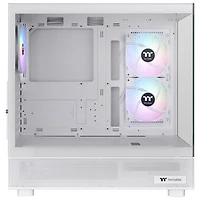 Thermaltake View 270 Plus TG ARGB Mid-Tower ATX Computer Case - White