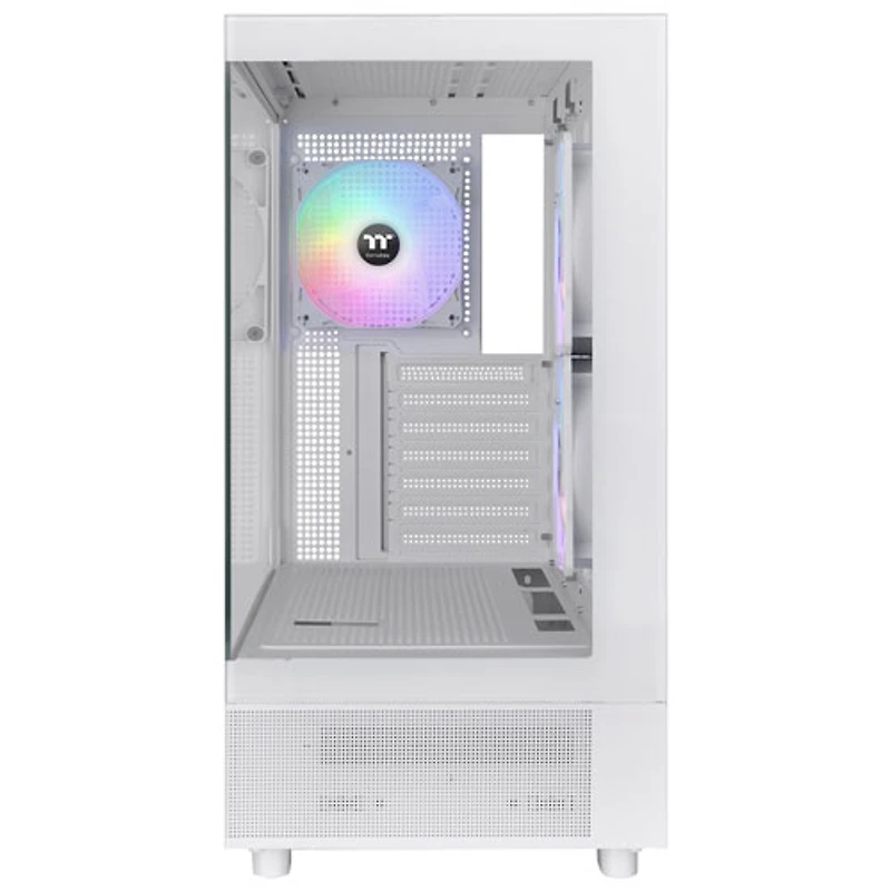 Thermaltake View 270 Plus TG ARGB Mid-Tower ATX Computer Case - White