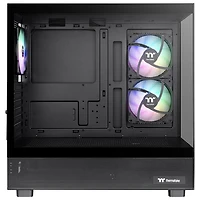 Thermaltake View 270 Plus TG ARGB Mid-Tower ATX Computer Case - Black