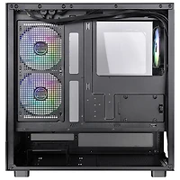 Thermaltake View 270 Plus TG ARGB Mid-Tower ATX Computer Case - Black