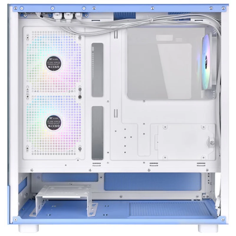 Tour d'ordinateur intermédiaire ATX View 270 Plus TG ARGB de Thermaltake - Bleu hydrangée