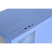 Tour d'ordinateur intermédiaire ATX View 270 Plus TG ARGB de Thermaltake - Bleu hydrangée