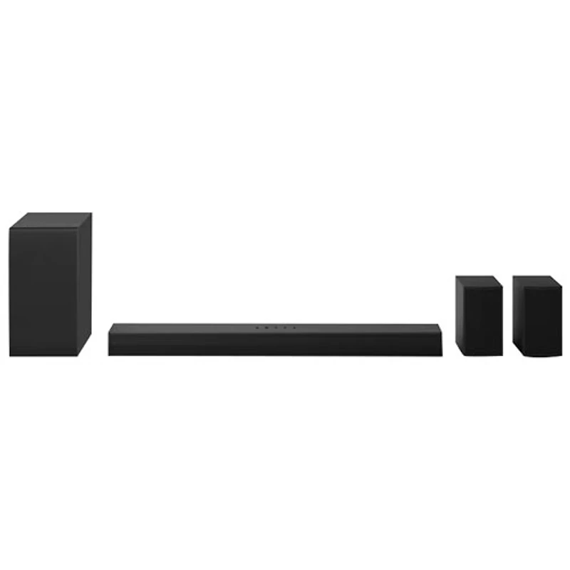 Barre de son 5.1 canaux de 420 W S55TR de LG avec haut-parleur d'extrêmes graves et haut-parleurs arrière - Exclusivité de Best Buy