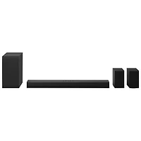 Barre de son 5.1 canaux de 420 W S55TR de LG avec haut-parleur d'extrêmes graves et haut-parleurs arrière - Exclusivité de Best Buy