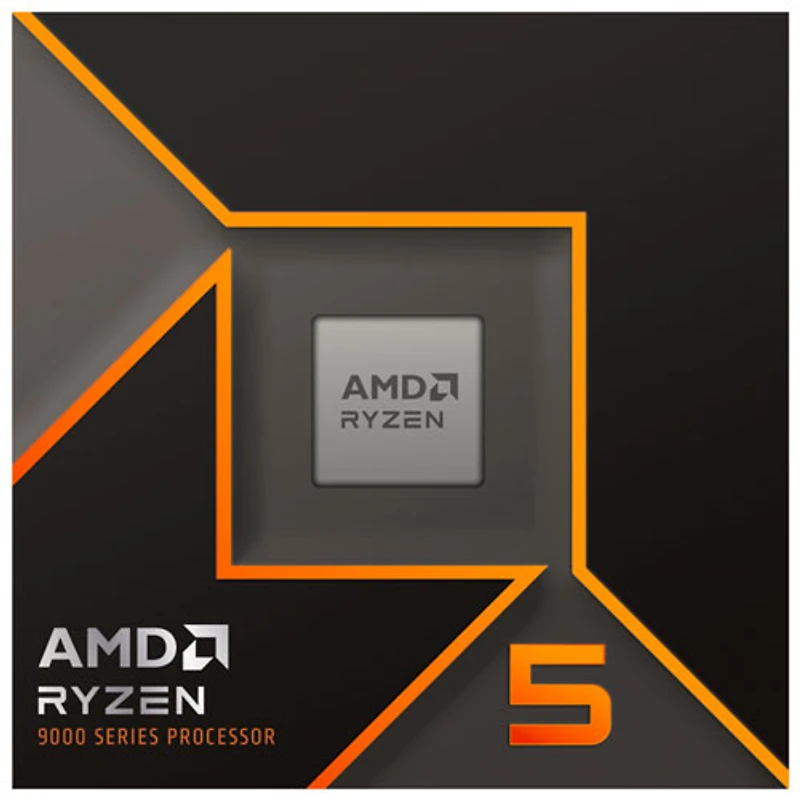 Processeur hexacoeur AM5 de 5,4 GHz Ryzen 5 9600X d'AMD
