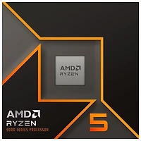 Processeur hexacoeur AM5 de 5,4 GHz Ryzen 5 9600X d'AMD