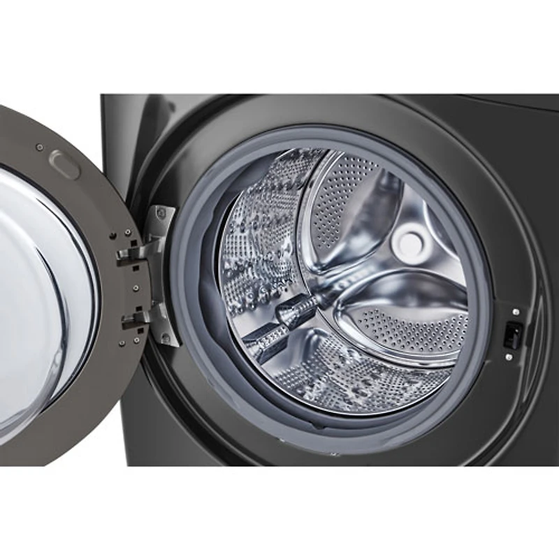 Laveuse à chargement frontal de 5,8 pi³ de LG (WM3470CM) - Noir - Exclusivité Best Buy