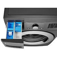 Laveuse à chargement frontal de 5,8 pi³ de LG (WM3470CM) - Noir - Exclusivité Best Buy