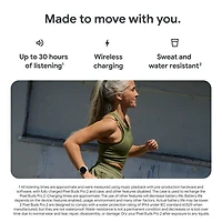 Écouteurs boutons 100 % sans fil à suppression du bruit Pixel Buds Pro 2 de Google - Porcelaine