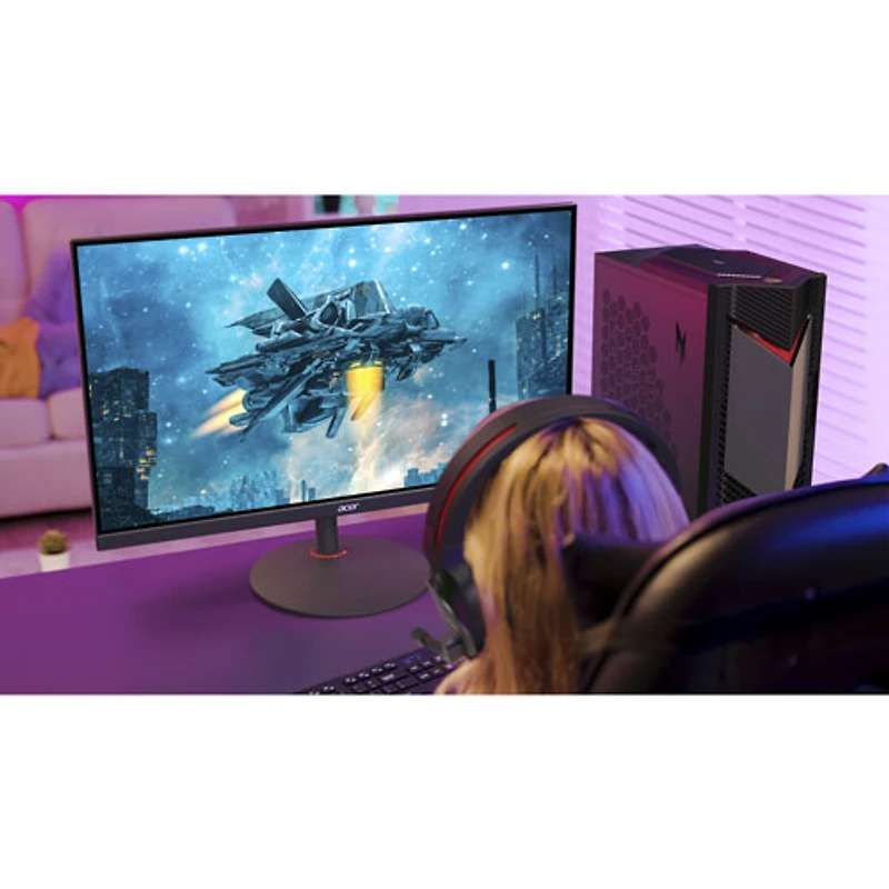Acer Nitro N50 Gaming PC - Black/Red (Intel Core i5-14400F/16GB RAM/512GB SSD/GeForce RTX 3050/Win11)