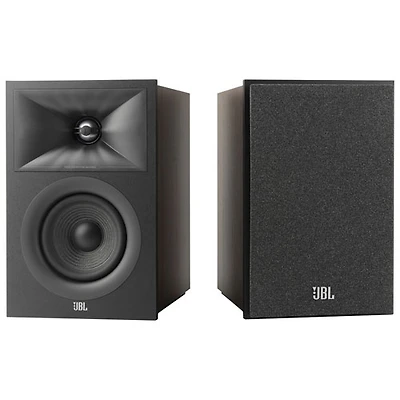 JBL Stage240B 4.5" Bookshelf Speaker - Pair - Espresso