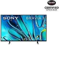 Boîte ouverte - Téléviseur intelligent Google HDR DEL UHD 4K de 50 po Bravia 3 série S30B de Sony (K50S30B) - 2024
