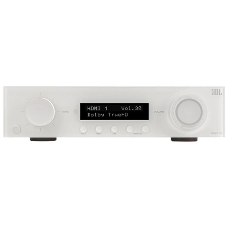 Récepteur réseau AV Ultra HD 8K 5.2 canaux JBLMA310WHTAM MA Series de JBL - Blanc