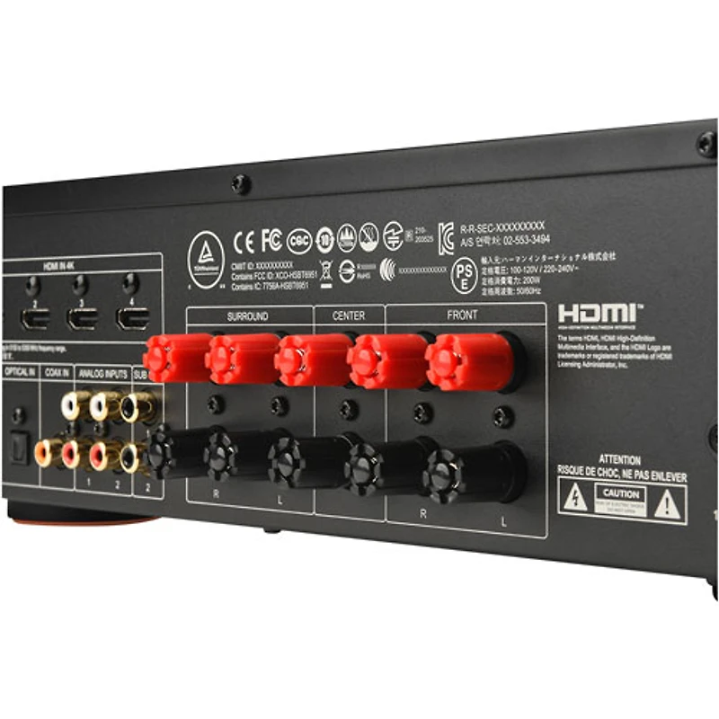 Récepteur réseau AV Ultra HD 8K 5.2 canaux JBLMA310BLKAM MA Series de JBL - Noir