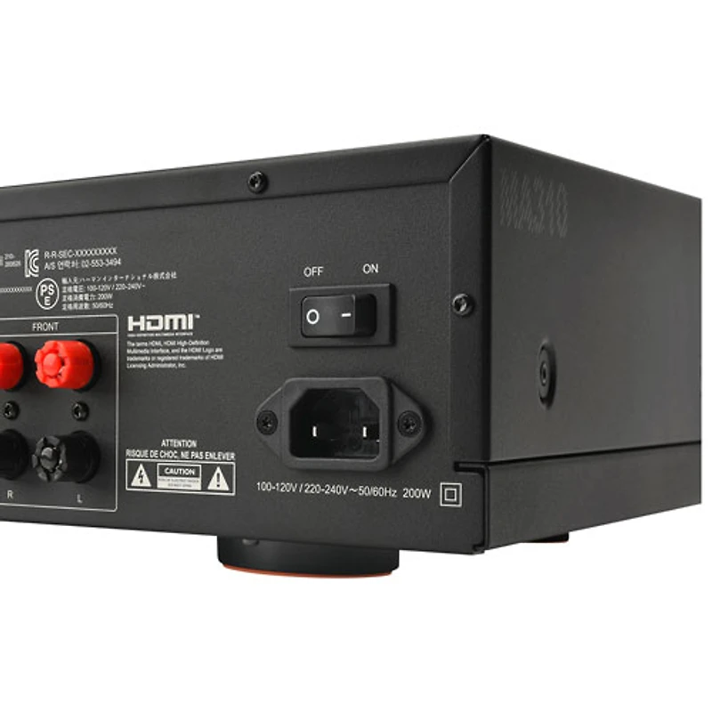 Récepteur réseau AV Ultra HD 8K 5.2 canaux JBLMA310BLKAM MA Series de JBL - Noir