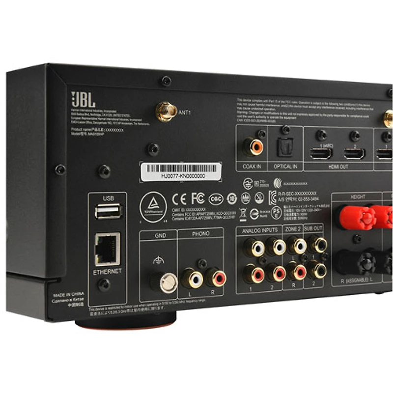 Récepteur AV réseau UHD 8K 9.2 canaux MA Series JBLMA9100HPBLKAM de JBL - Noir