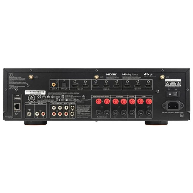 Récepteur AV réseau UHD 8K 7.2 canaux MA Series JBLMA7100HPWHTAM de JBL - Blanc