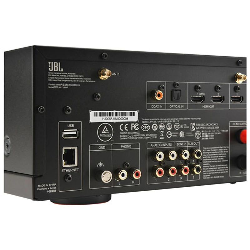 Récepteur AV réseau UHD 8K 7.2 canaux MA Series JBLMA7100HPWHTAM de JBL - Blanc