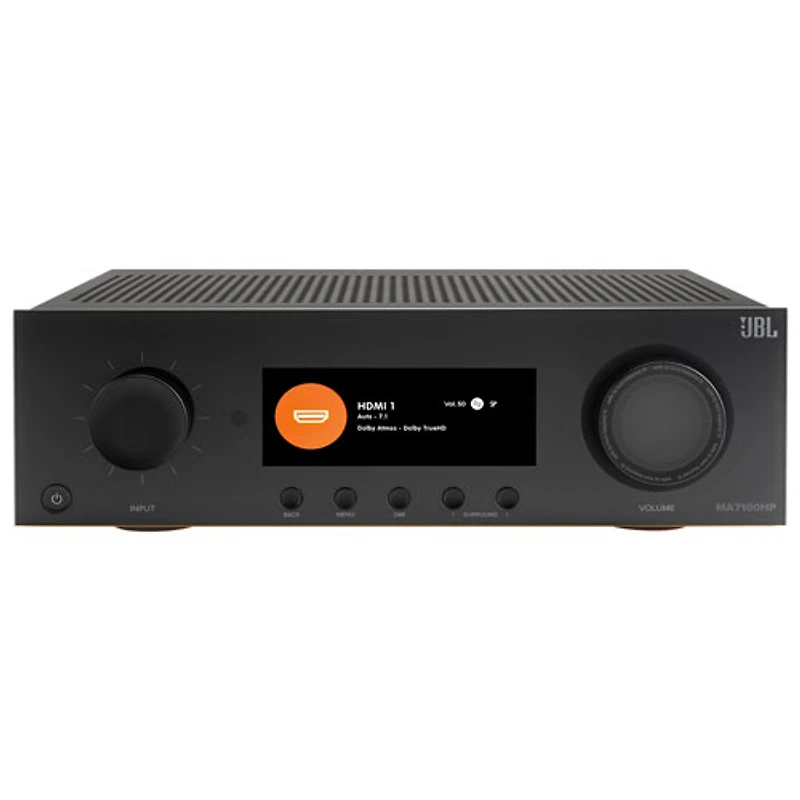 Récepteur AV réseau UHD 8K 7.2 canaux MA Series JBLMA7100HPBLKAM de JBL - Noir