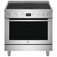 Electrolux 36" 4.4 Cu. Ft. True Convection 5-Element Slide-In Induction Range (ECFI3668AS) - Stainless Steel