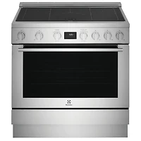 Electrolux 36" 4.4 Cu. Ft. True Convection 5-Element Slide-In Induction Range (ECFI3668AS) - Stainless Steel