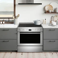 Electrolux 36" 4.4 Cu. Ft. True Convection 5-Element Slide-In Induction Range (ECFI3668AS) - Stainless Steel