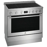 Electrolux 36" 4.4 Cu. Ft. True Convection 5-Element Slide-In Induction Range (ECFI3668AS) - Stainless Steel