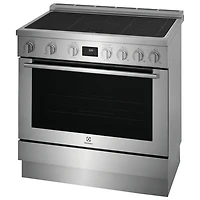 Electrolux 36" 4.4 Cu. Ft. True Convection 5-Element Slide-In Induction Range (ECFI3668AS) - Stainless Steel