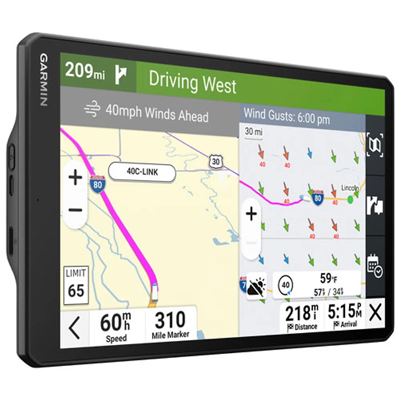GPS de 10 po pour camion dēzl OTR1020 de Garmin