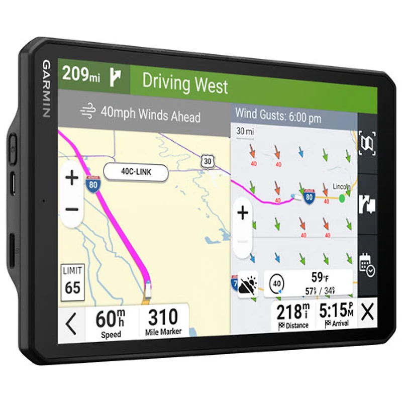 GPS de 8 po pour camion dēzl OTR820 de Garmin