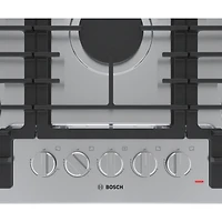 Surface de cuisson au gaz à 5 brûleurs de 30 po de Bosch (NGM5059UC) - Acier inoxydable