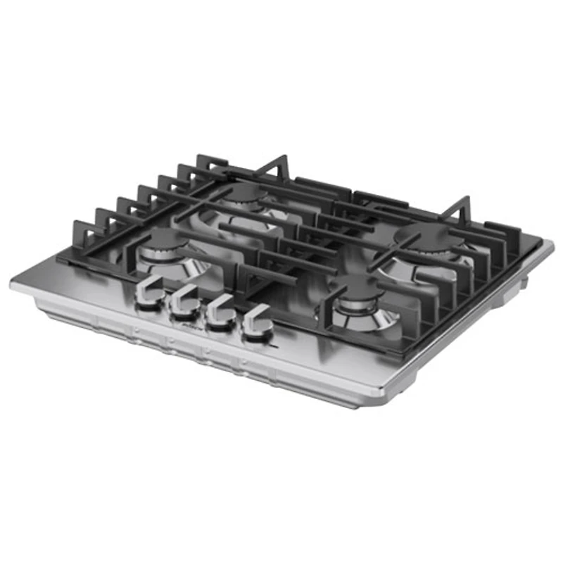 Surface de cuisson au gaz à 4 brûleurs de 24 po de Bosch (NGM5453UC) - Acier inoxydable