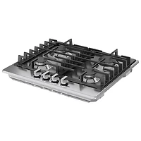 Surface de cuisson au gaz à 4 brûleurs de 24 po de Bosch (NGM5453UC) - Acier inoxydable