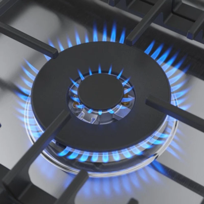 Surface de cuisson au gaz à 5 brûleurs de 36 po de Bosch (NGM8659UC) - Acier inoxydable