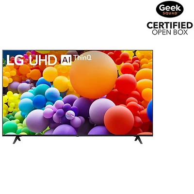Boîte ouverte - Téléviseur intelligent webOS HDR DEL UHD 4K de 65 po avec AI ThinQ de LG (65UT7570PUB) - 2024