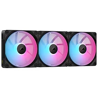 Trousse de démarrage à trois ventilateurs PWN de 120 mm iCUE Link LX120 RGB de Corsair - Noir