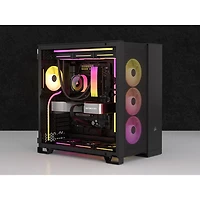Trousse de démarrage à trois ventilateurs PWN de 120 mm iCUE Link LX120 RGB de Corsair - Noir