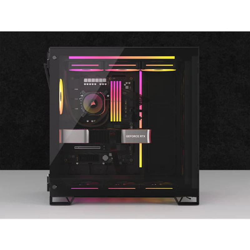 Trousse de démarrage à trois ventilateurs PWN de 120 mm iCUE Link LX120 RGB de Corsair - Noir