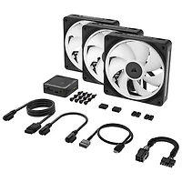 Corsair iCUE Link LX120 RGB 120mm PWN Triple Fans Starter Kit - Black
