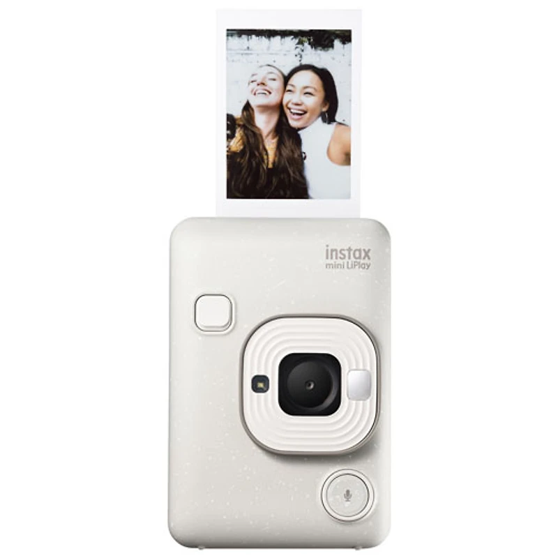 Appareil photo instantané hybride Instax Mini LiPlay de Fujifilm - Blanc vaporeux