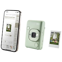 Appareil photo instantané hybride Instax Mini LiPlay de Fujifilm - Vert matcha