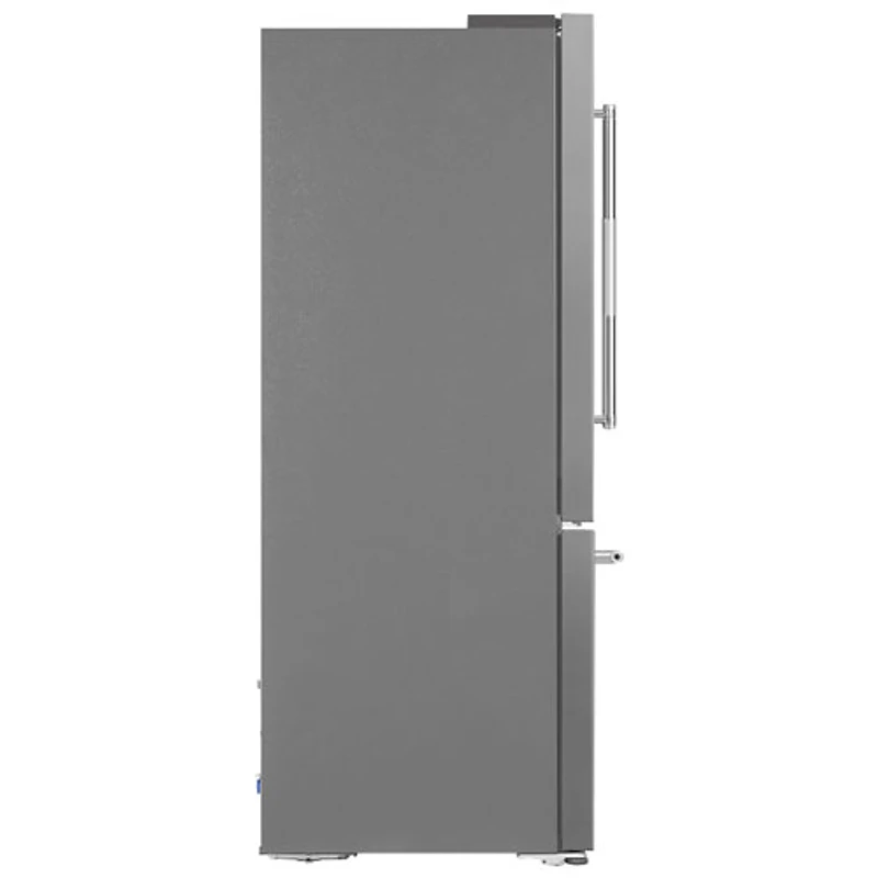 Réfrigérateur à deux portes 16,1 pi³ 30 po avec machine à glaçons de Smeg (FD30UXI) - Inox