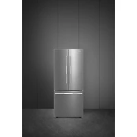 Réfrigérateur à deux portes 16,1 pi³ 30 po avec machine à glaçons de Smeg (FD30UXI) - Inox