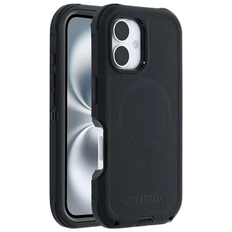 OtterBox Defender Pro Fitted Hard Shell Case with MagSafe for iPhone 16 - Black