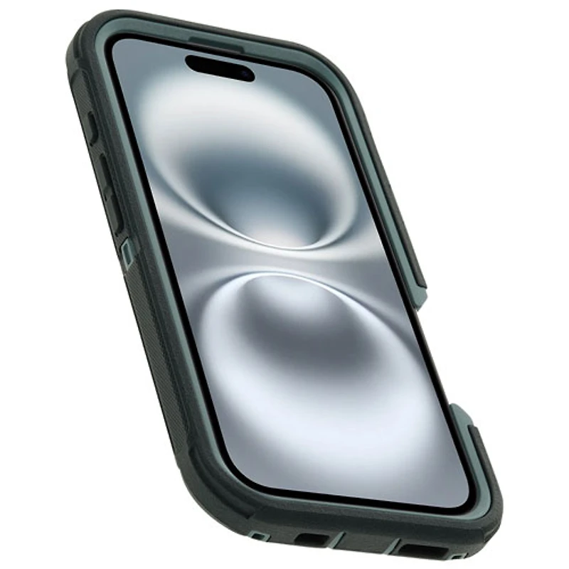 Étui rigide ajusté Defender Pro d'OtterBox avec MagSafe pour iPhone 16 - Vert Sagebrush